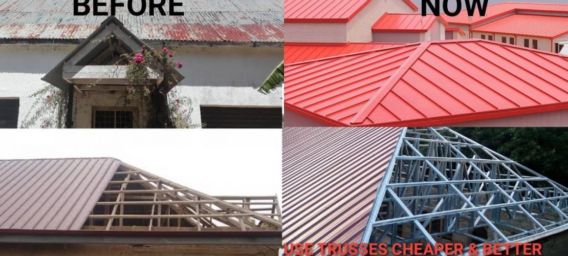 Metal Roof Truss Installation