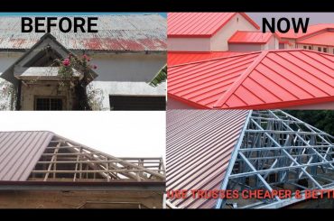 Metal Roof Truss Installation